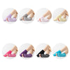 3 Pair Open-Toe Yoga Socks Indoor Sports Non-Slip Five-Finger Dance Socks, Size: One Size(Pure Rose Red)