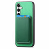 For Samsung Galaxy S24 FE 5G Retro Magsafe Card Bag PU Back Cover Phone Case(Green)
