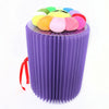 SH-236 Short Folding Paper Stool Household Multifunctional Convenient Stool(Purple)