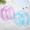 2 PCS Ladies Ring Leg Clamp Massager Ball Stovepipe Yoga Fitness Equipment(Purple)