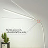 LED Table Lamp With Clamp & Flexible Gooseneck USB Reading Light Bedside Lamp, Spec: Touch Dimming White