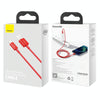 Baseus Superior Series CALYS-A09 2.4A USB to 8 Pin Interface Fast Charging Data Cable, Cable Length:1m(Red)