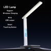 Yesido DS20 Multifunctional LED Desk Lamp Supports 10W Wireless Charging, EU Plug(White)