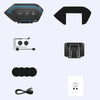 X6 Helmet Bluetooth Headset Wireless Waterproof Moto Handsfree Stereo Headphone(Hard Pipe Wheat)