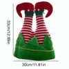 Christmas Ball Dress-Up Pants Leg Shape Hat Party Decoration Supplies(Striped)
