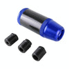 Universal Car Carbon Fiber Metal Gear Shift Knob (Blue)