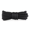 5 Pairs Bold Round Sneakers Casual Shoes Rope, Length:100cm(Black)