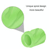 4pcs /Set Luminous Car Motorcycle Tire Modified Valve Cap, Color: Green White Skull