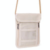 RFID Blocking Neck Wallet Passport Holder Travel Bag - Beige Yellow