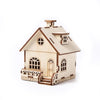Wooden Mechanical Puzzle Toys Science Electric Assembling Toys ,Style: Music Housing