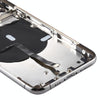 iPhone 11 Pro Max Black Battery Cover w/Side Keys & Wireless Charging
