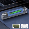 Car Multi-functional Emergency Safety Hammer Temporary Parking Dual Number Plate (Blue)