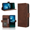 For Asus ROG Phone 8 Skin Feel Calf Texture Card Slots Leather Phone Case(Brown)