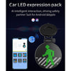 EM01 Car Bluetooth Intelligent LED Expression Sticker Emoticons APP Manual Control