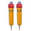 2 PCS TTPU1149 Smiley Ice Cream Slow Rebound Decompression Toy(Red)