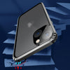 For iPhone 14 Plus Anti-peeping Magnetic Tempered Glass Phone Case (Purple)