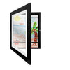 Wood Children Art Frames Magnetic Front Open Frametory for Poster Photo Drawing Paintings Pictures(Black)