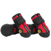 Waterproof Dog Boots Red Size 4 (6.5x5cm) - Autumn/Winter Paw Protection