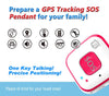 REACHFAR V28 Necklace Style GSM Mini LBS WiFi AGPS Tracker SOS Communicator(Blue)