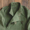 W1901101 Men Retro Jacket Comfortable Warm Coat, Size: S(Green)