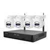 SriHome 5MP 4CH WiFi NVR System w/ 4 Wireless Cameras (EU Plug)