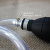 One-Way Valve Manual Oil Pump Oil Pipe Aquarium Water Changer(15mm Alloy)