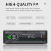 A3032 Car Bluetooth MP3 Player ISO Interface EQ Sound Effect Fast Charge Colorful Button Radio(Black)