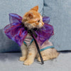 Cat Halloween Christmas Scarf, Purple, Small