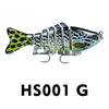 2 PCS PROBEROS HS001 10cm 15.5g Road Sub-Fish Bait Plastic Hard Bait(G)