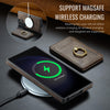 For Samsung Galaxy S23 Ultra 5G DG.MING K1 MagSafe Detachable Wallet RFID Back Cover Phone Case(Coffee)