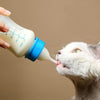 Small Yellow Pet Milk Feeding Bottle 60ml - Kitten, Puppy Bottle with 3 Teats
