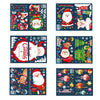 Santa Claus Hanging Stickers Shop Window Glass Door Living Room Wall Stickers(6306)