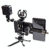 XILETU XJ-8 Aluminum Alloy Camera Head Tripod Mobile Phone Clip(Blue)
