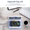 SY-118 15W Foldable Mirror Surface Perpetual Desk Calendar Clock Wireless Charger with Alarm Clock & Three-level Brightness Adjustable Function(White)