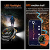 LEMFO K67 1.43 inch AMOLED Screen GPS Sports Smart Watch, Support Bluetooth Call / Health Monitoring(Silver Orange)