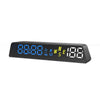 GPS HUD Head-Up Display Speedometer, Overspeed Alarm, USB Powered (Blue/White)
