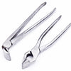 Upper Box Pliers Leather Luggage Pliers Handbags Wallets Making Tools Backpack Pliers, Style:Elbow Head