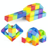 Children Puzzle Toy Color Variety Segment Magic Ruler, Spec: 48 Sections