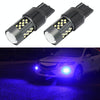 1 Pair 7440 12V 7W Continuous Car LED Fog Light(Blue Light)