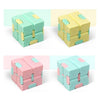4 PCS Second-Order Rubiks Cube Decompression Educational Toy, Random Colour Delivery
