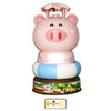 Animal Rotating Sprinkler Flying Children Water Toys, Style: Pig + 2 Joints + 5m Tube