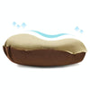 COOL CAMP CF-1111 Outdoor Automatic Inflatable Pillow Portable Travel Camping Tent Nap Sponge Pillow(Khaki)