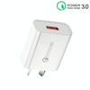 CA-25 QC3.0 USB 3A Fast Charger for Mobile Phone, AU Plug(White)