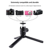 PULUZ Mini Pocket Metal Desktop Tripod Mount + Mini  Metal Ball Head with 1/4 inch Screw for DSLR & Digital Cameras