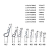 180 PCS Heavy Duty Zinc Plated Cotter R Tractor Clip Pin for Car / Boat / Garages