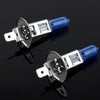 Halogen Bulb, Super White Car Headlight Bulb, 12 V / 55W, 6000K 1700 LM (Pair)