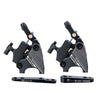 1 Pair IIIPRO Flat Mount Road Calipers Bilateral Brakes(Black)
