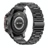 AK56 IP67 BT5.1 1.43inch Smart Watch Support Voice Call / Health Monitoring, Style:Pearl Steel Strap(Black)