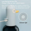 Cute Duck Automatic Foam Soap Dispenser Rechargeable Touchless Hand Washing Machine For Bathroom Kitchen(Yellow)