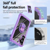 For Samsung Galaxy S24 FE 5G TPU + PC Lens Protection Phone Case with Ring Holder(Purple)